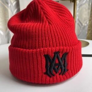 Amiri red beanie